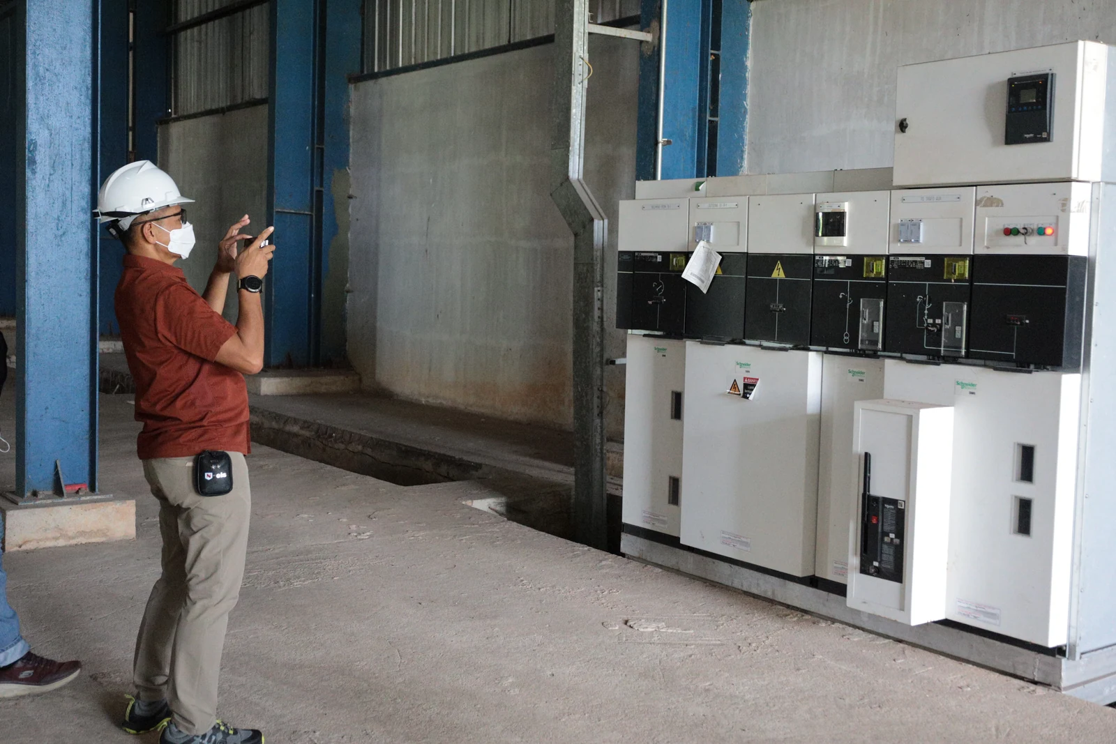 Infrastruktur pendukung pada area PLTBm Kuala Mandor